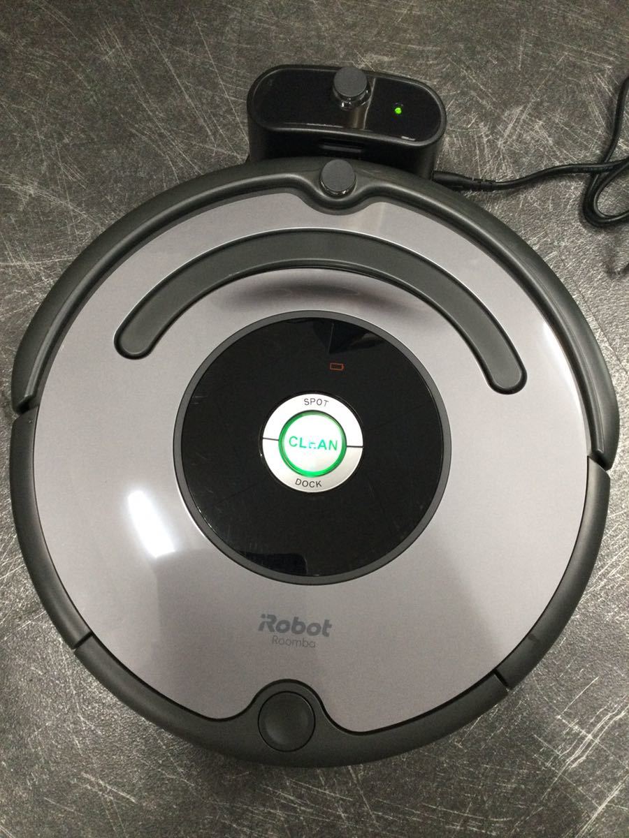 ◎　ロボット掃除機　ルンバ　Robot　Roomba643　アイロボット　便利家電　ミディアムシルバー　約3.6㎏　31-80_画像2