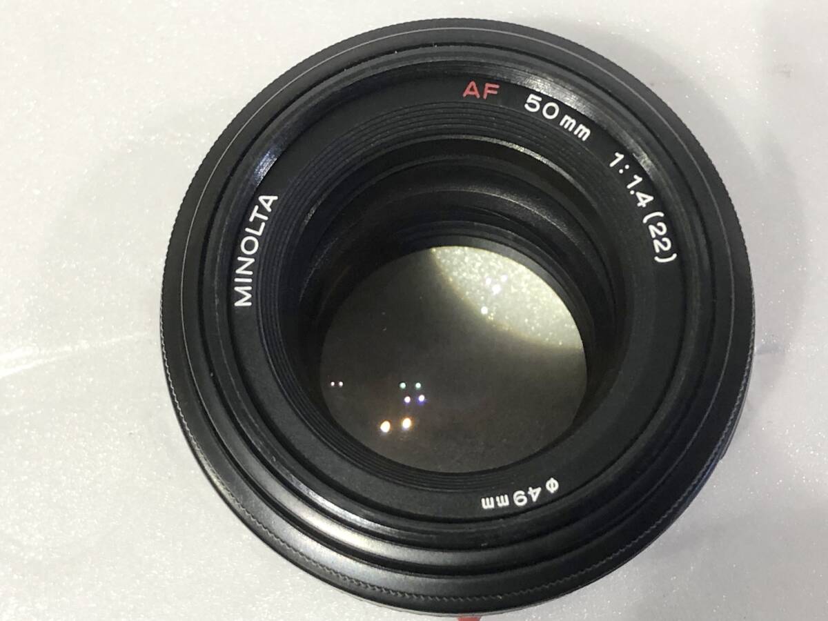 MINOLTA ミノルタ AF 50mm 1:1.4(22) Φ49mm レンズのみ 動作未確認 現状品 AB106060_画像4