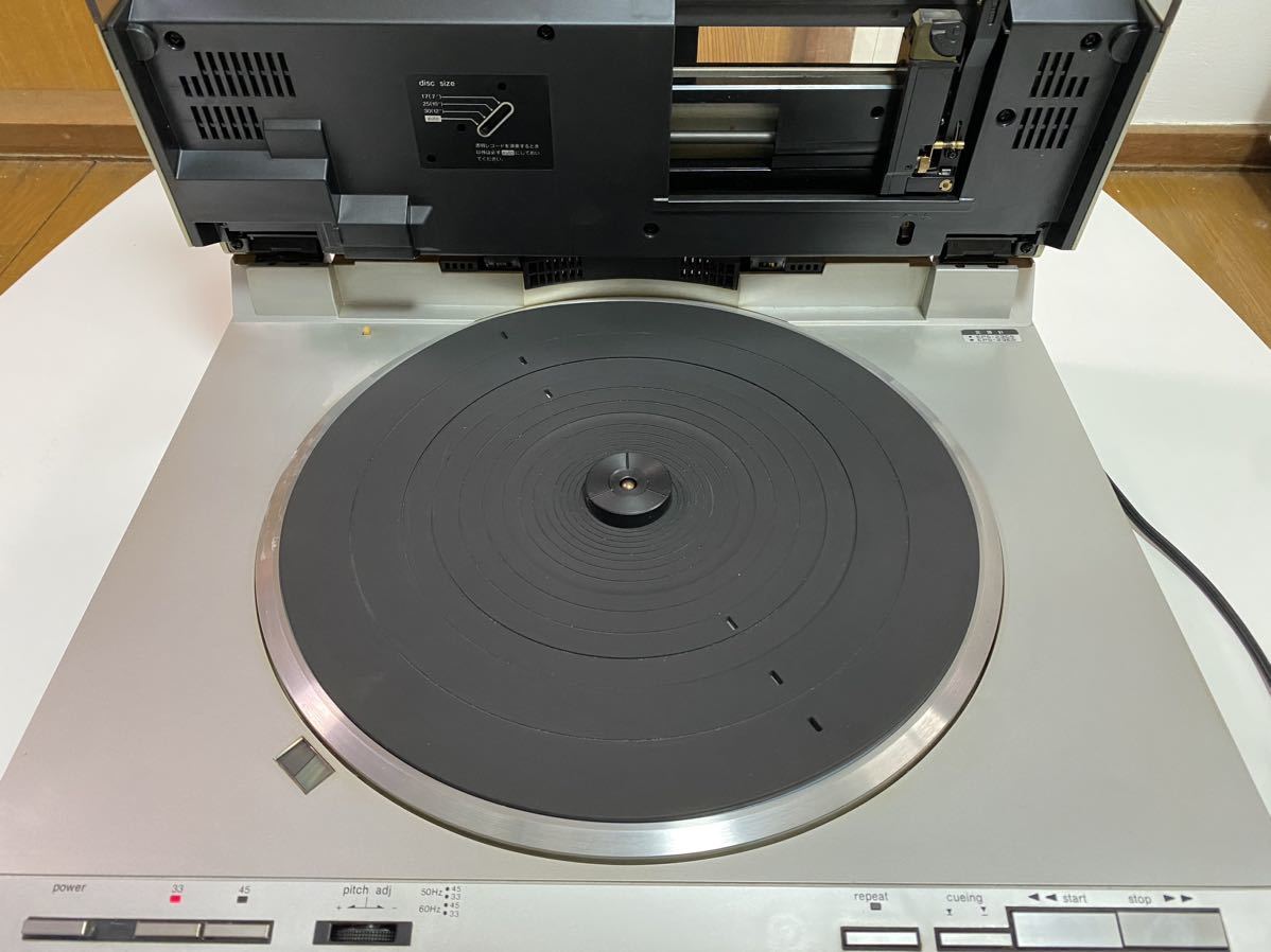 Technics テクニクス SL-DL1 ターンテーブル レコードプレーヤー オート 新品レコード針 EPS-23CS付 取説有り オーディオ_画像8