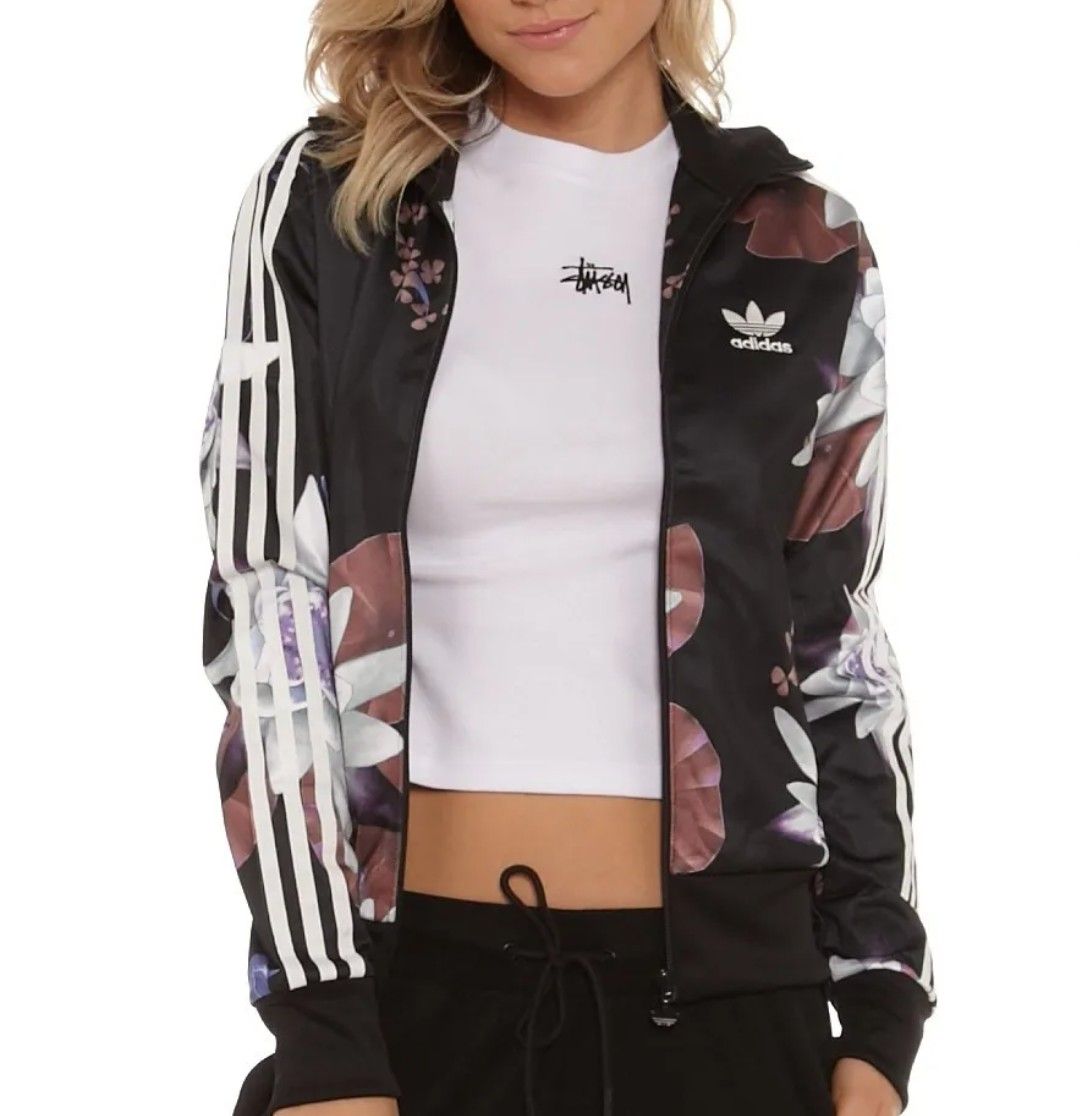 adidas アディダス Lotus Print Track Jacket 花柄 トラック adidas アディダス Lotus Print Track Jacket 花柄 トラック
