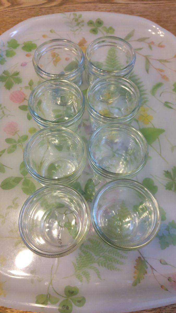 モロゾフプリン容器　ミニサイズ8個 ガラス ガラス 