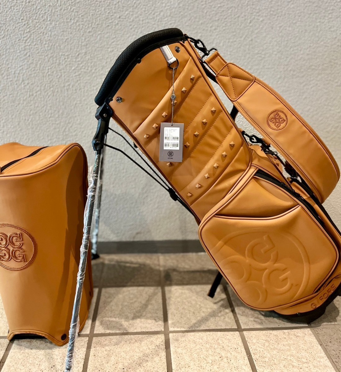 G/Fore ジーフォア キャディバッグ スタンドバッグ 新型ブラウン G/Fore ジーフォア キャディバッグ スタンドバッグ 新型ブラウン
