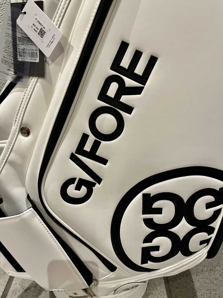 G/FORE ジーフォア キャディバッグ ゴルフバッグ ホワイト 写真 G/FORE ジーフォア キャディバッグ ゴルフバッグ ホワイト 写真