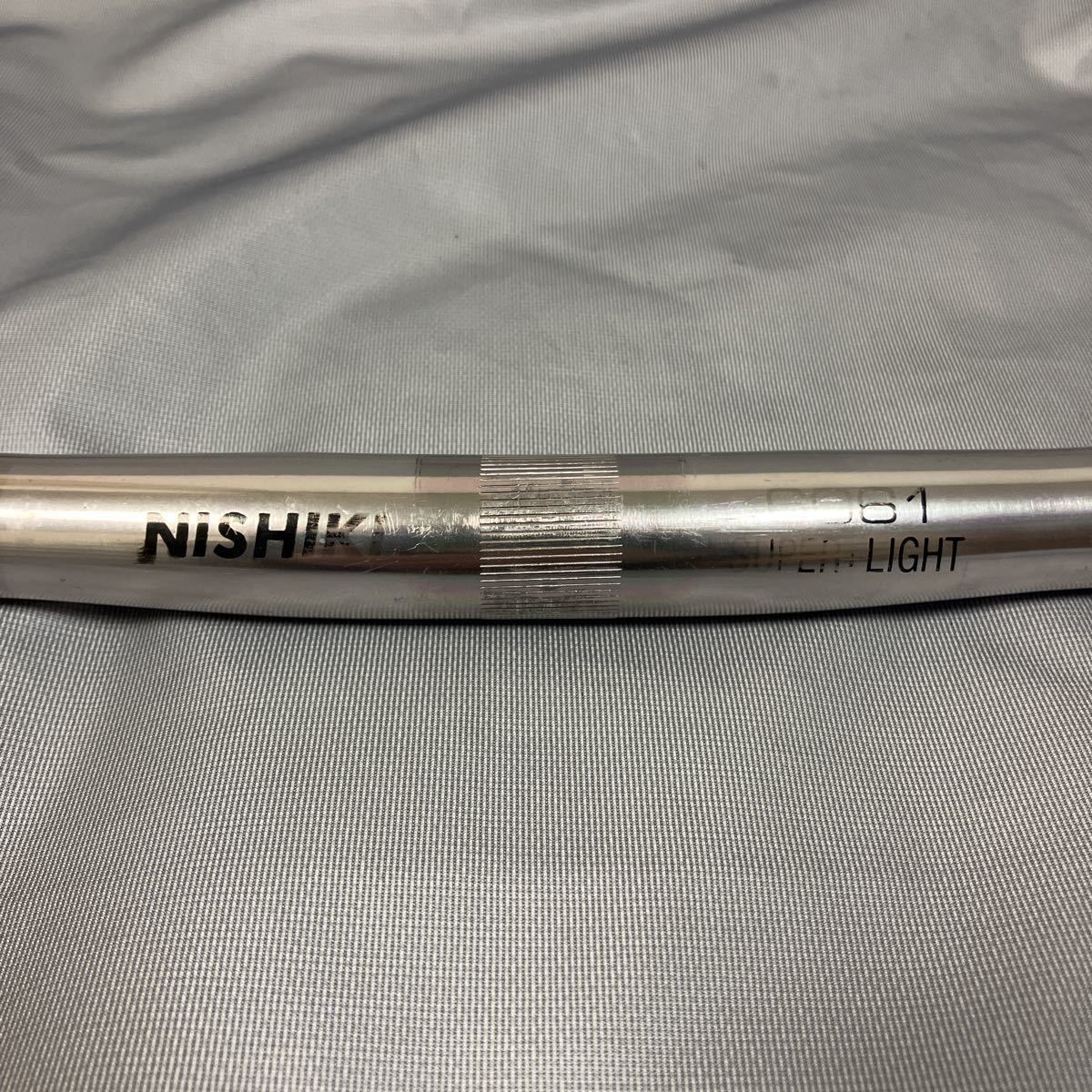 90年代 Nishiki 6061 Super Light 560mm 25.4mm 軽量かつ剛性高め 188g アルミ フラット ハンドルバー 軽く戻り / Nitto Ritchey OLD MTB_画像3
