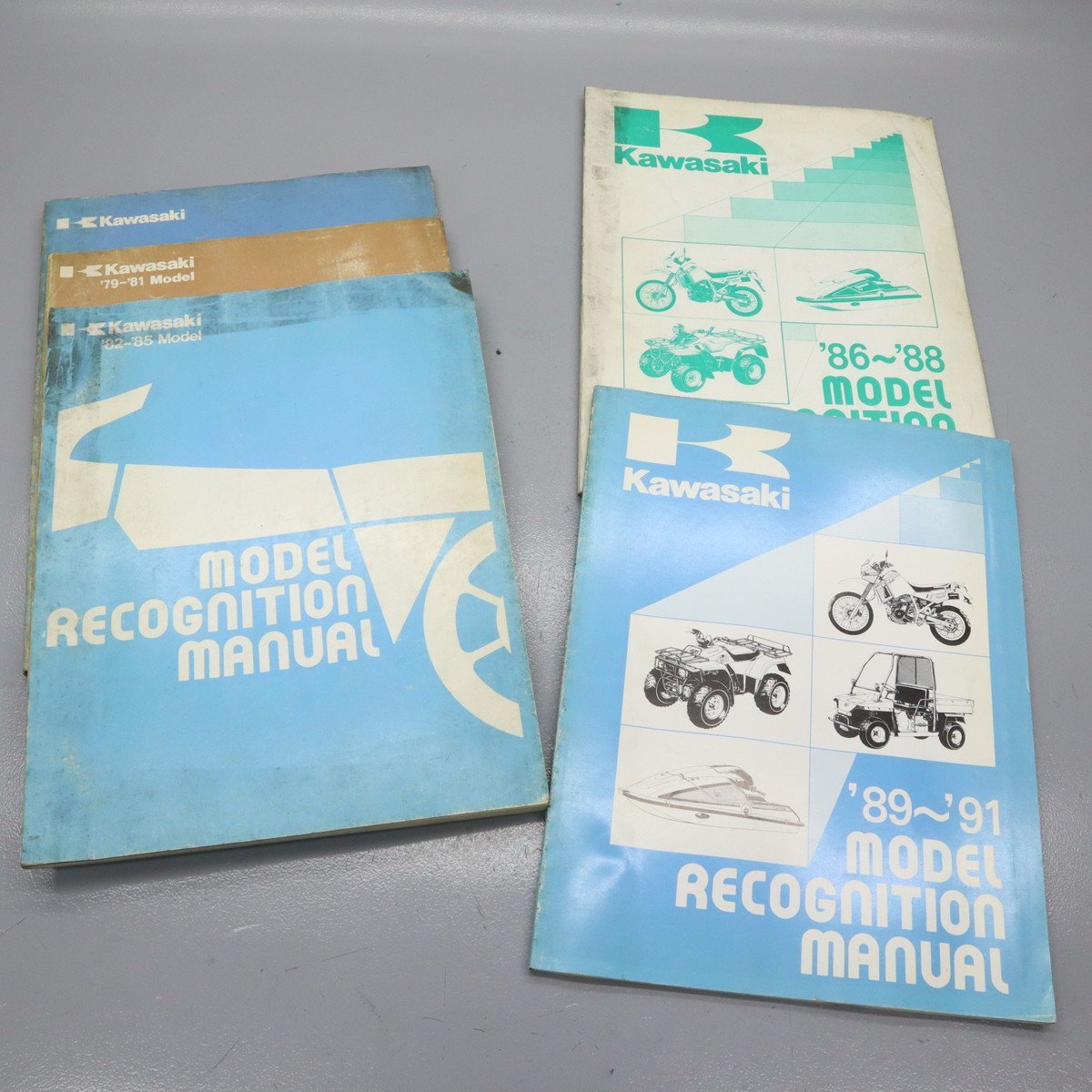 カタログ カワサキ まとめて KAWASAKI MODEL RECOGNITION MANUAL ？ ’79-91　240207AU0133_画像1