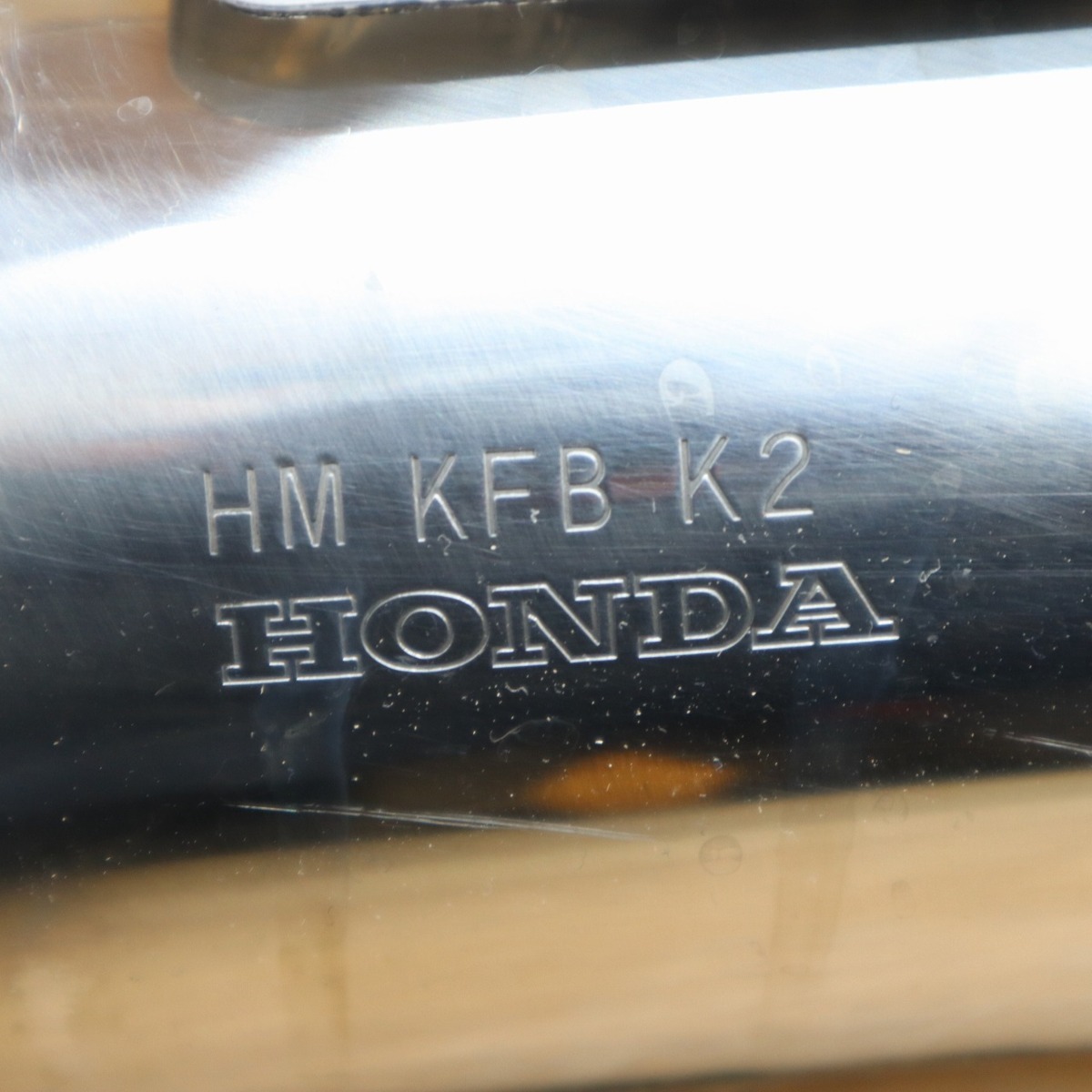 HONDA/ホンダ SL230 MD33 純正 フルエキゾーストマフラー サイレンサー HM KFB K2　220301BD0106_画像5