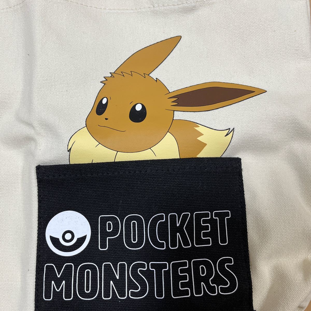 【新品】ポケットモンスター プレミアムデザイントートバッグ イーブイ かばん エコバッグ ポケモン pokemon_画像4