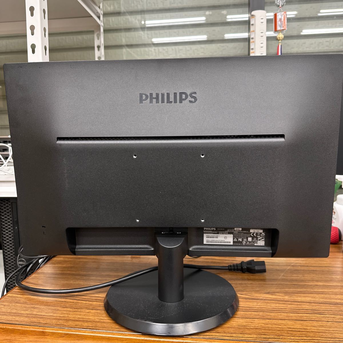 junk-7 Philips 223v5L 22インチ液晶モニター　FHD HDMI 画面キズ　電源ケーブル付き_画像3