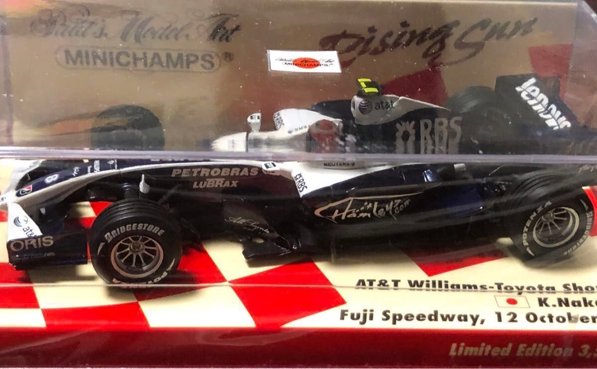 MINICHAMPS  exclusive for KYOSHO LIMITED EDITION k.nakajima