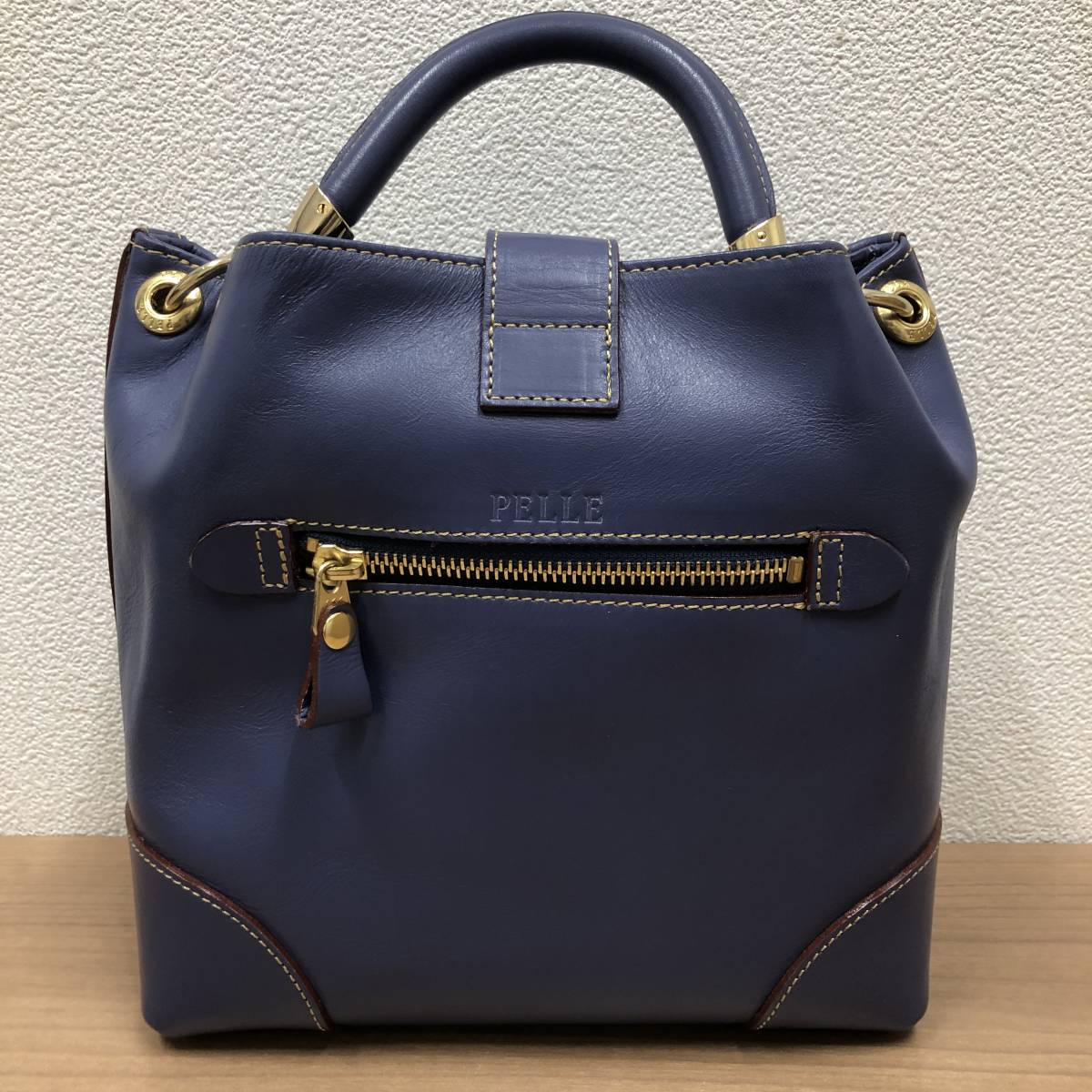 ●【PELLE BORSA/ペレボルサ】レディース レザー 2WAY ショルダーバッグ★21811_画像3