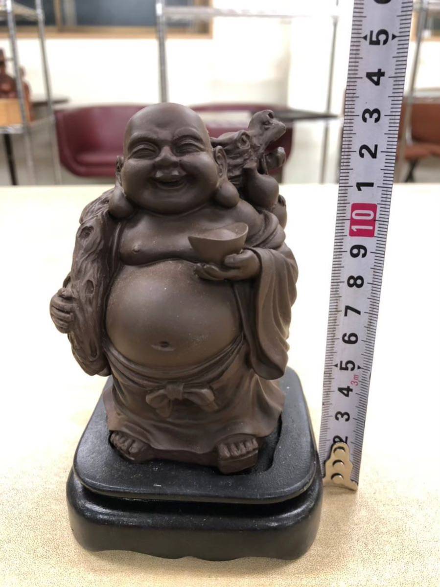 柏ht924-1 木彫 仏像 弥勒 財運 仏教美術