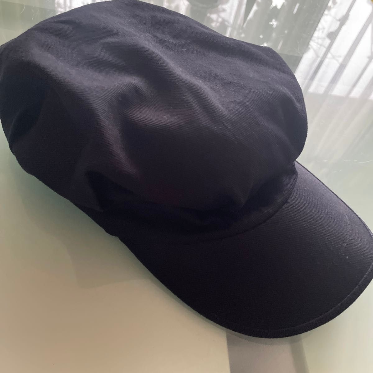 美品　帽子 キャップ　キャスケット　ハンチング　ニューヨークハット　ブラック　黒　フリーサイズ　レディース　メンズ