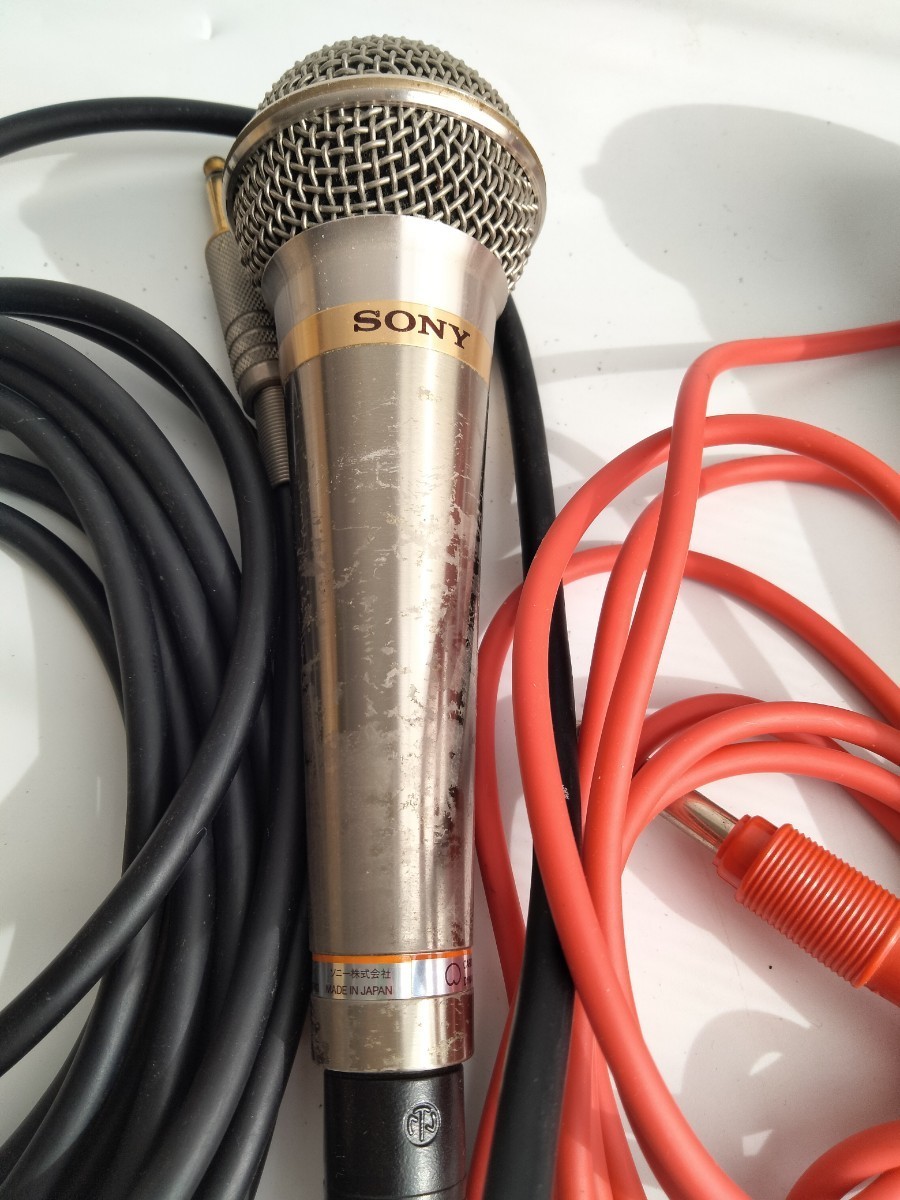 マイク2本セット DYNAMIC MICROPHONE　HM-700BR SONY F-VX850 _画像2