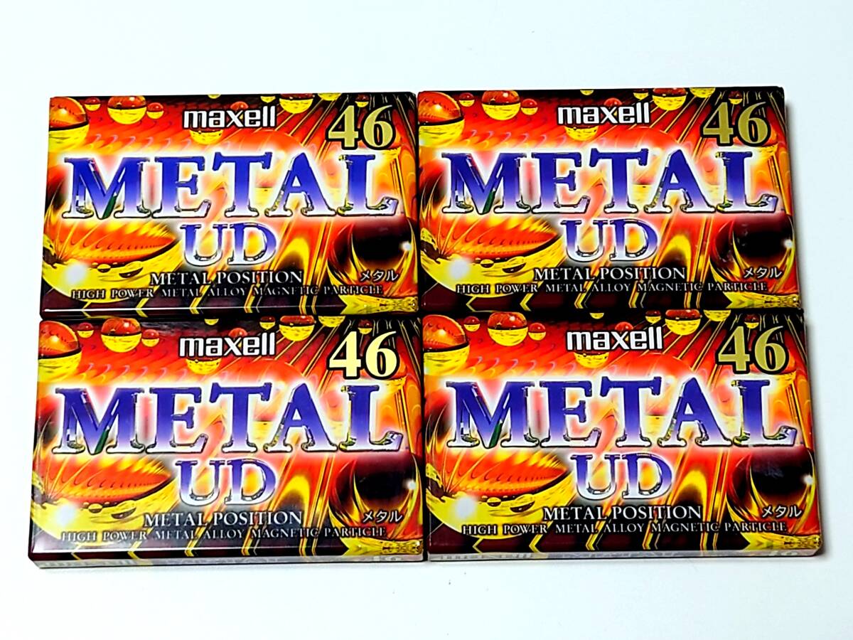 新品maxell/マクセル/METAL UD/46分/4本メタルテープ_画像1