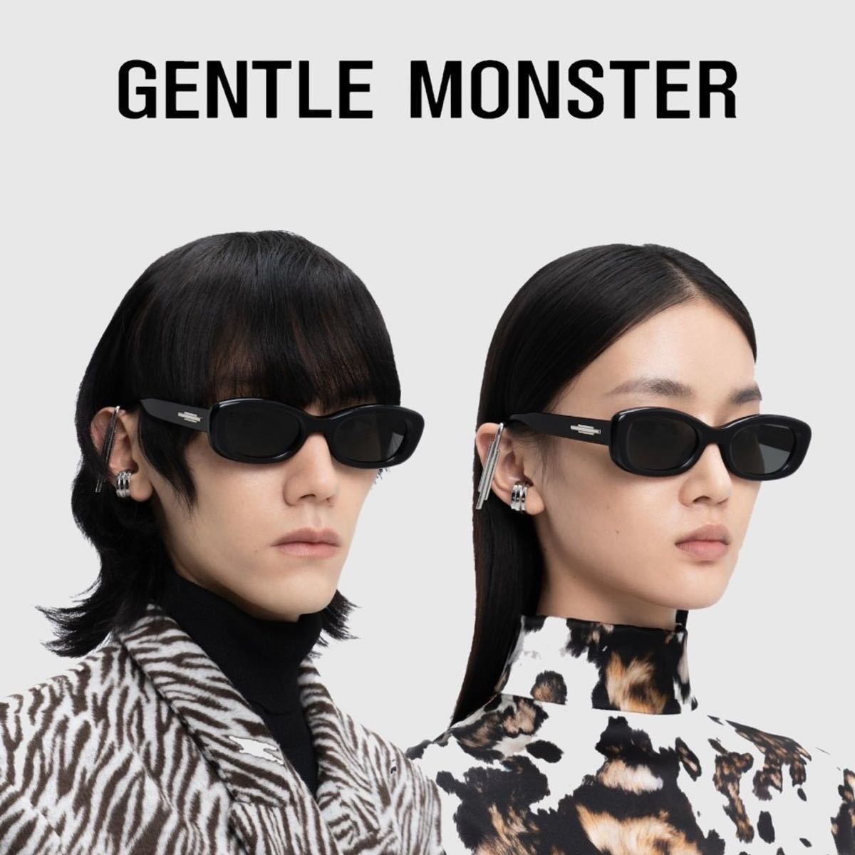 Gentle Monster ジェントルモンスター TAMBU タンブ サングラス メガネ 韓国 KPOP ブラック 黒色