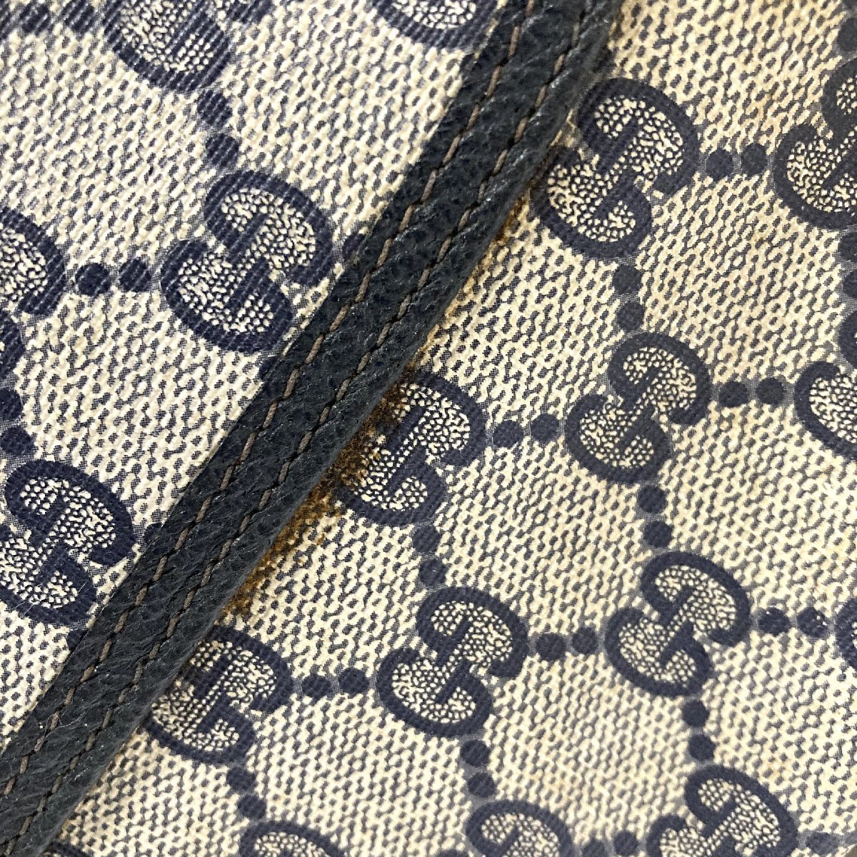 【76】1円～ GUCCI グッチ オールド シェリーライン トートバッグ ショルダーバッグ ブランド 人気 中古品 汚れ有り_画像3