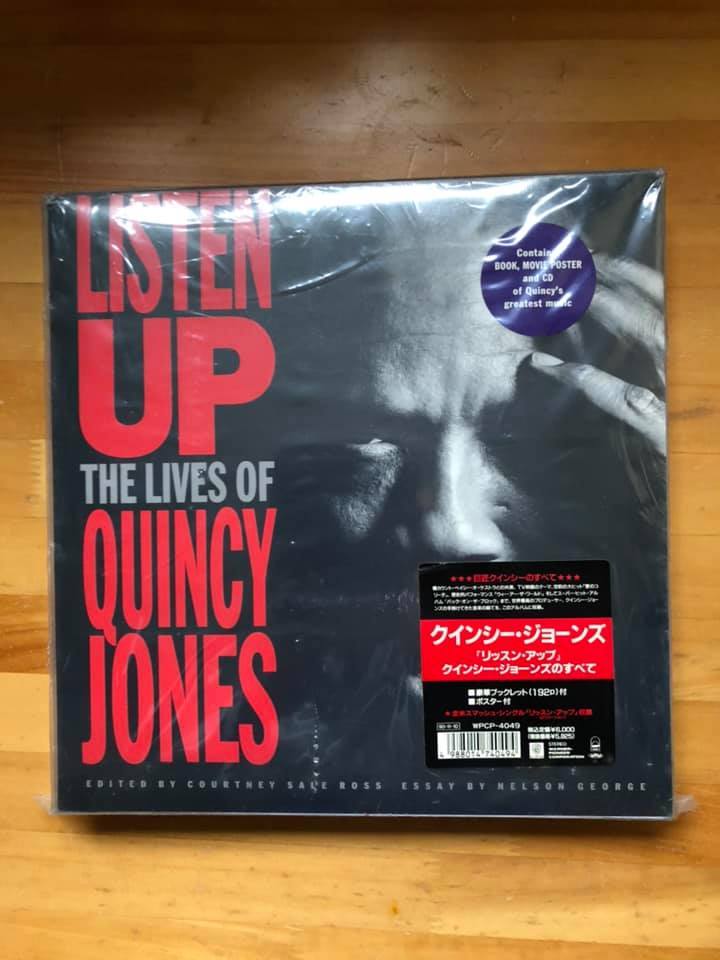 Quincy Jones LISTEN UP クインシー・ジョーンズのすべて 愛のコリーダ 鬼警部アイアンサイド We Are The World 輸入盤国内仕様CD Book付_画像1