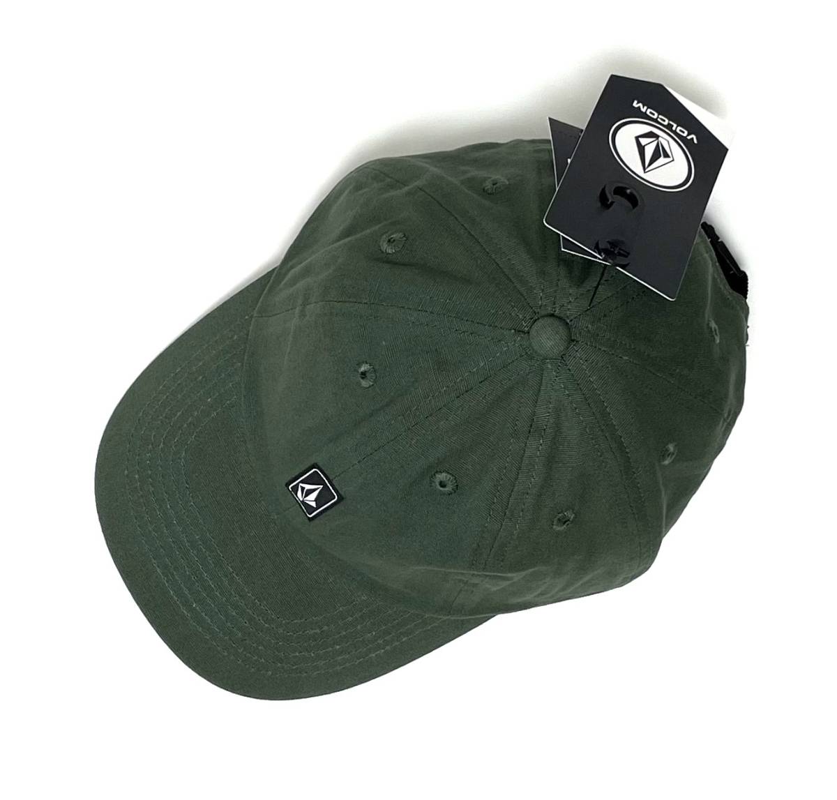 VOLCOM ボルコム D5542302FIR② 帽子 キャップ Cap 浅め キャンバス素材 ファーグリーン 緑色 ロゴパッチ ヴォルコム 新品 即決 送料無料_画像9