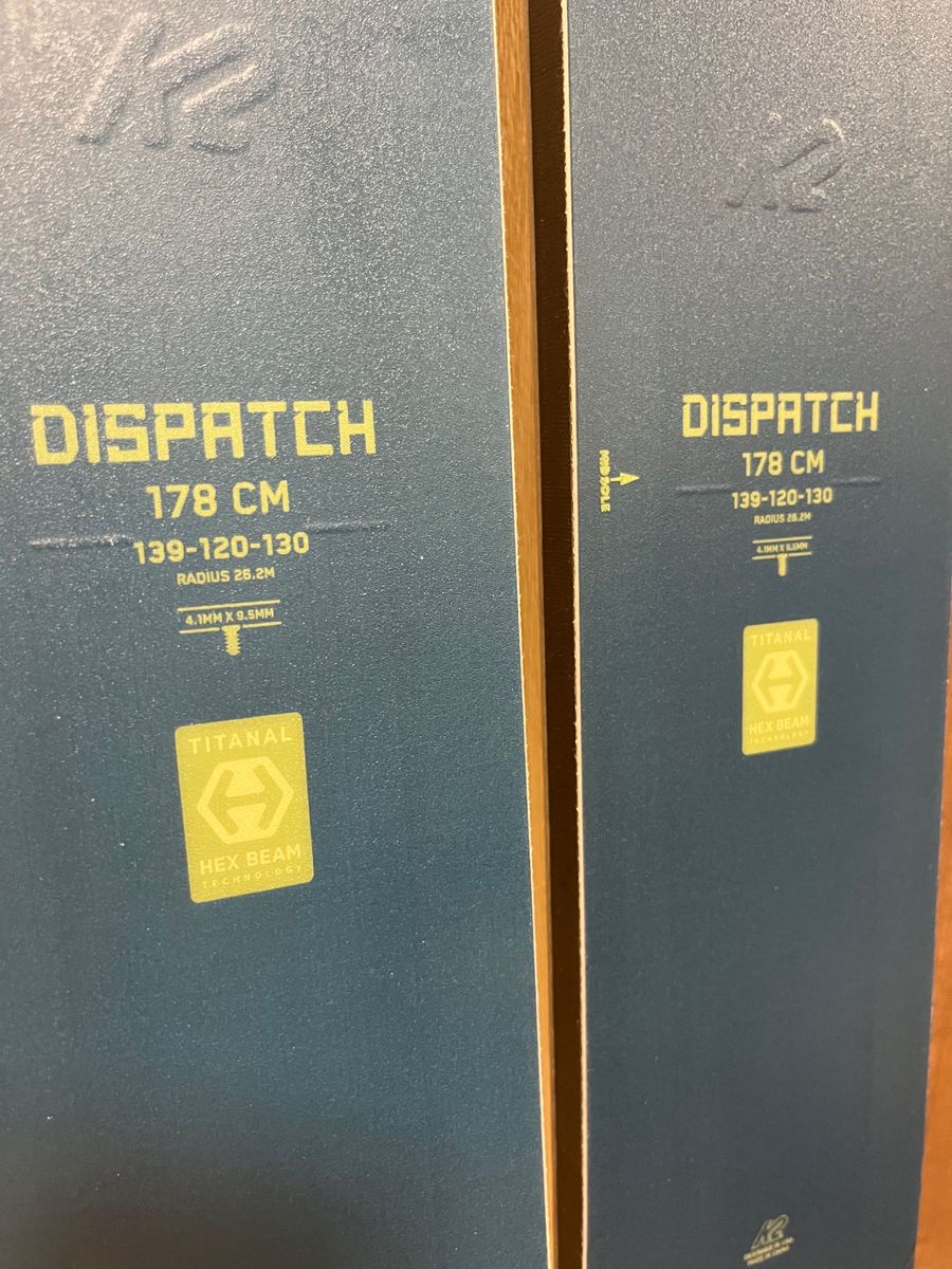 未使用　K2 フリースタイルスキー DISPATCH 120 ディスパッチ 120 (22-23 2023) スキー板 178cm