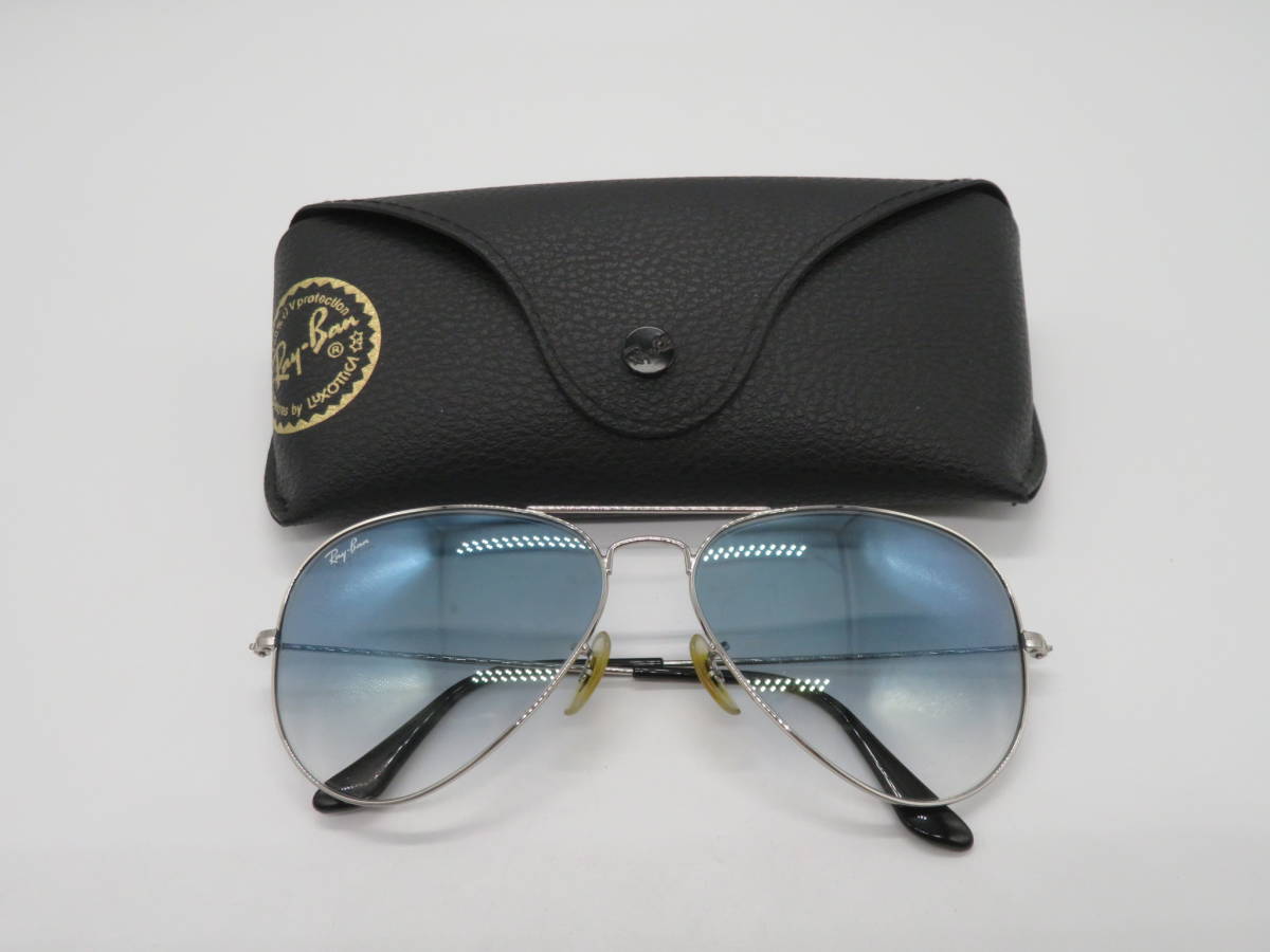 RayBan(レイバン)　RB3025　 アビエーター　サングラス　シルバーカラー(フレーム)　中古品　ネ11ー48A_画像1