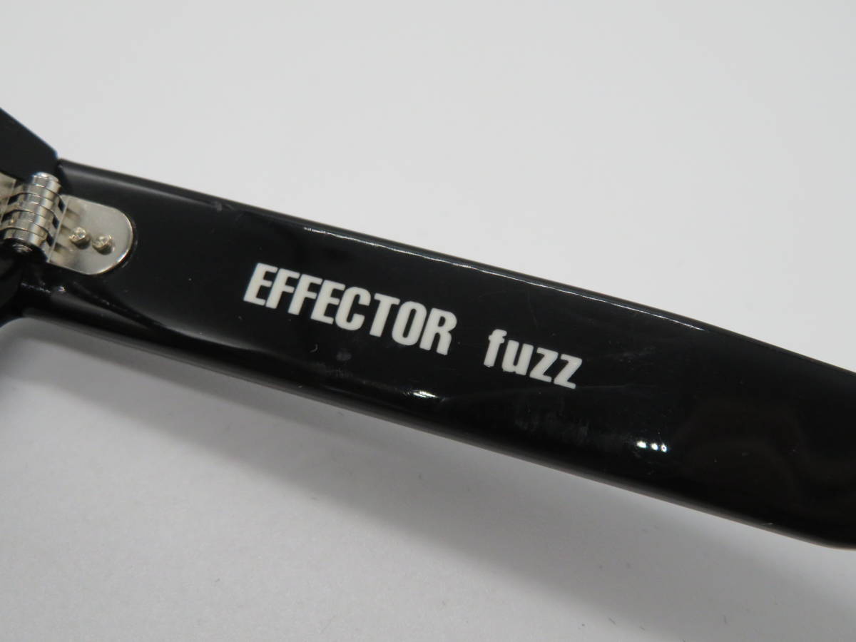 EFFECTOR fuzz(エフェクター ファズ)　メガネ(フレーム)　ブラックカラー　中古品　ネ1ー10A　_画像5