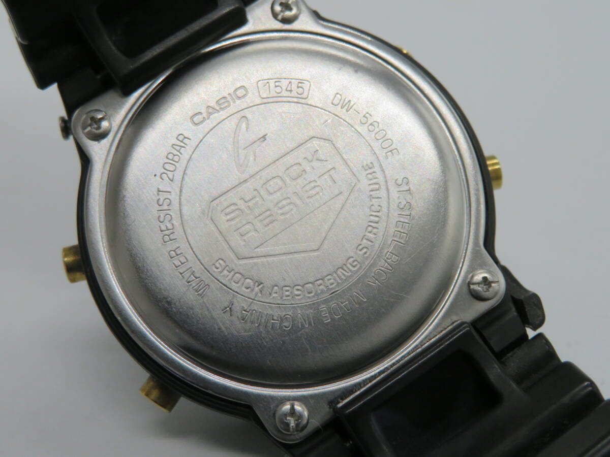 ジャンク品　部品取り　CASIO(カシオ）G-SHOCK DW-5600E　ブラックカラー　腕時計　中古品　へ3ー23A　_画像3