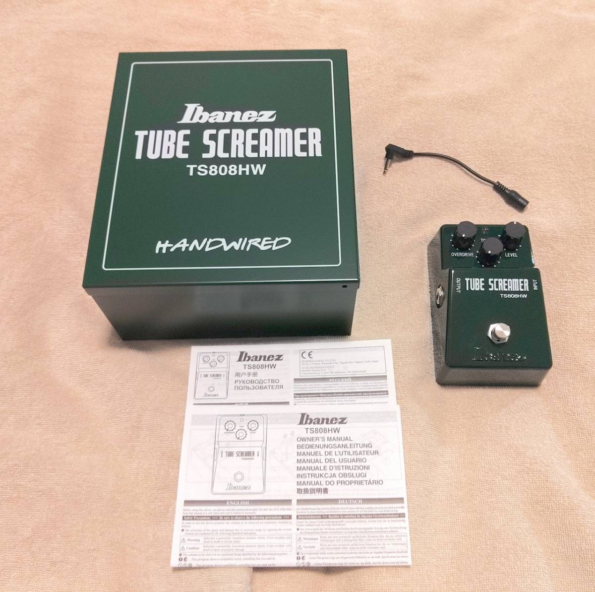 Ibanez アイバニーズ TUBE SCREAMER チューブスクリーマー TS808HW 本家TS系 ハンドワイヤード_画像6