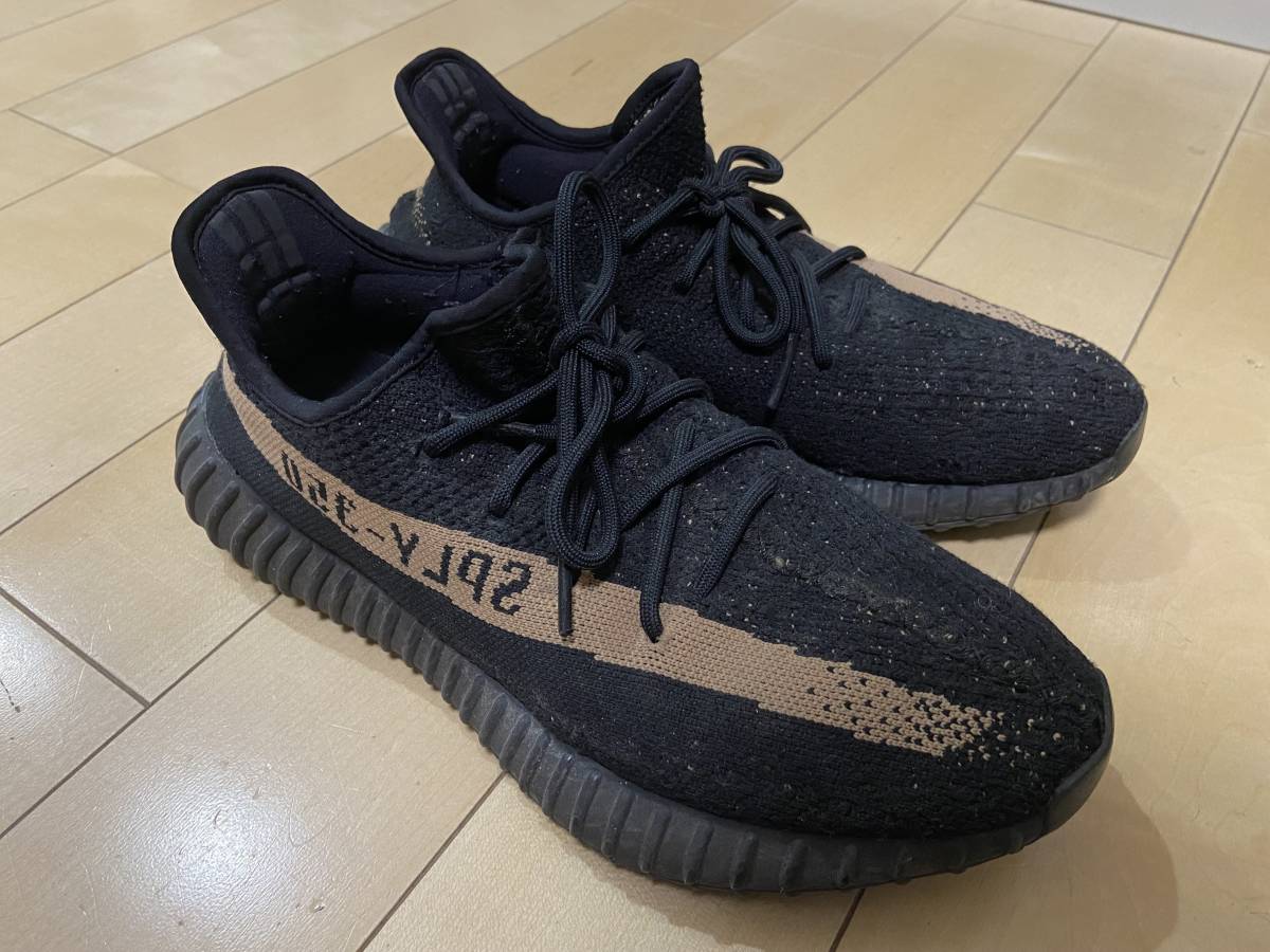 【中古箱無】27.5 YEEZY BOOST 350V2 アディダス_画像1