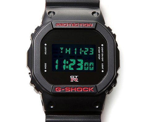 新品1円 日産GT-R＆G-SHOCK 限定コラボ 公式Wネーム入手困難NISSAN スカイライン 1/100秒クロノグラフ 20気圧防水 カシオCASIO腕時計メンズ_画像5