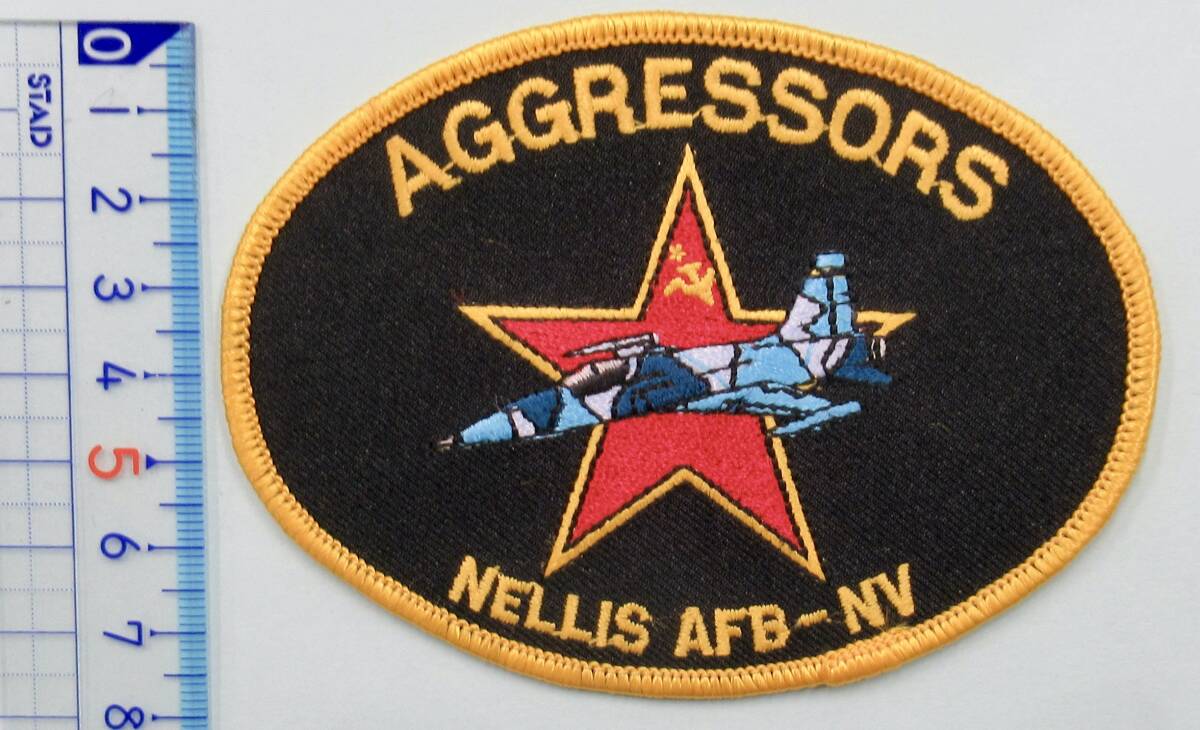 ・実物 米空軍 仮装ロシア空軍闘飛行隊 USAF AGGRESSORS NELLIS AFB-NV_画像3