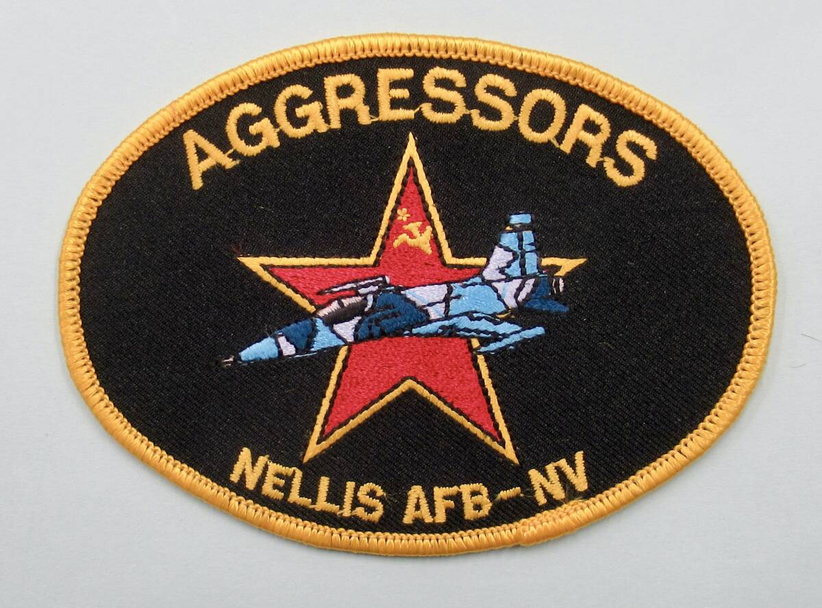 ・実物 米空軍 仮装ロシア空軍闘飛行隊 USAF AGGRESSORS NELLIS AFB-NV_画像1