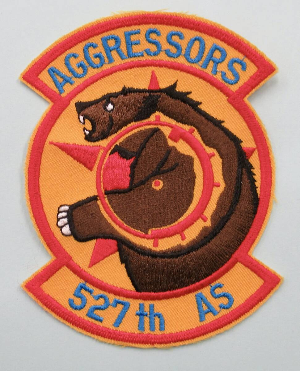 ・実物 米空軍 仮装ロシア空軍 第527飛行隊 USAF AGGRESSORS 527TH AS アグレッサー部隊_画像1