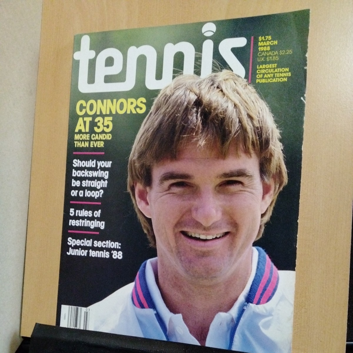 海外テニス雑誌洋書コナーズエドバーググラフサンプラスマッケンロー1988年_画像1