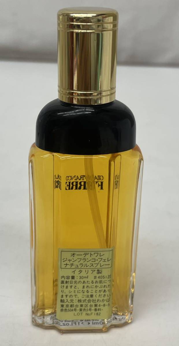 HK☆ 希少 極美品 GIANFRANCO FERRE オードトワレ 30ml 箱付き ジャンフランコ フェレ 香水 フレグランス ナチュラルスプレー_画像3