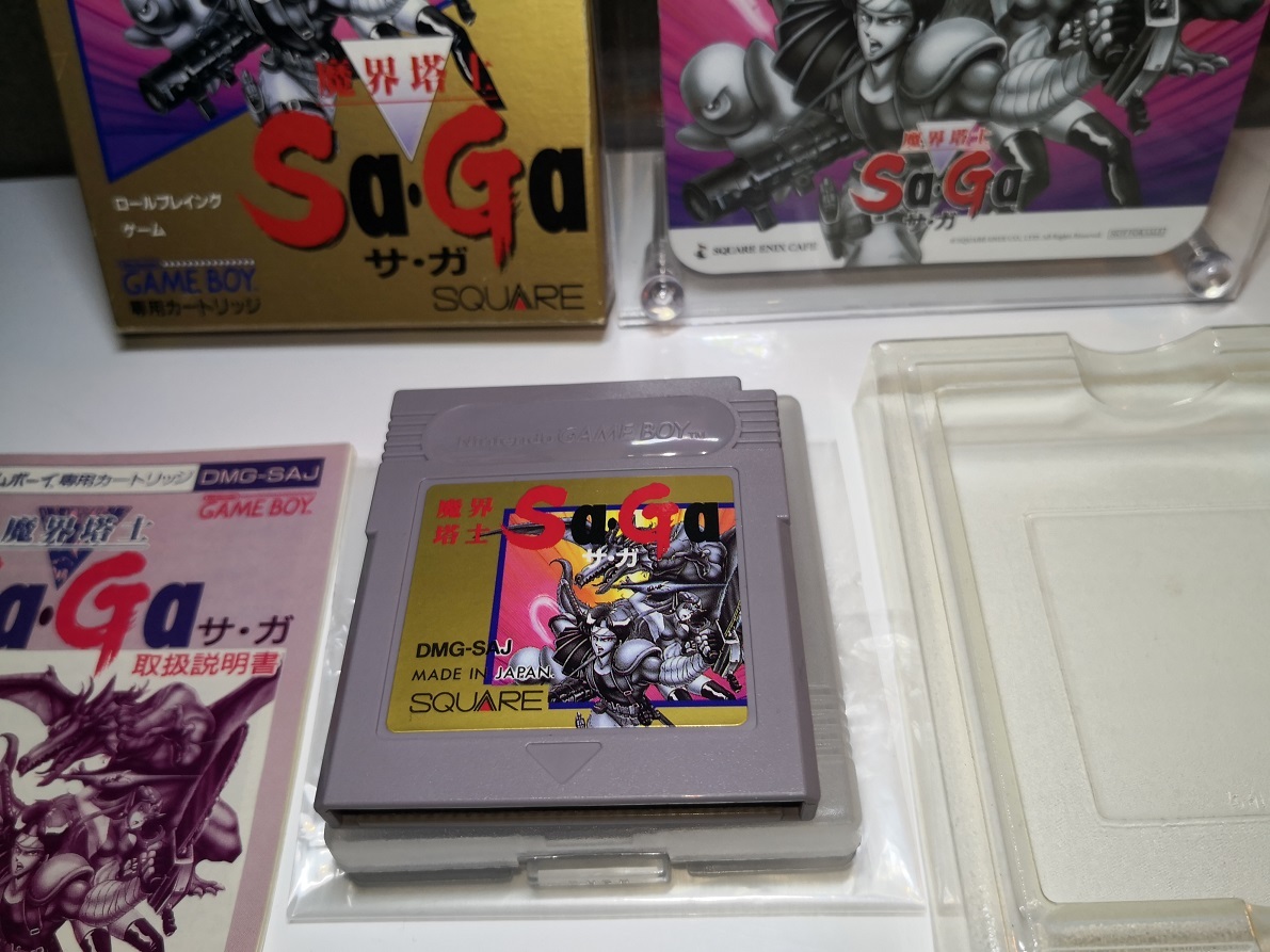 【日本製電池交換済み】魔界塔士 サ・ガ 初期版 刻印22 箱・取説・完品 / スクウェア ゲームボーイ サガ1 / SQUARE GAME BOY SaGa 1 /の画像9