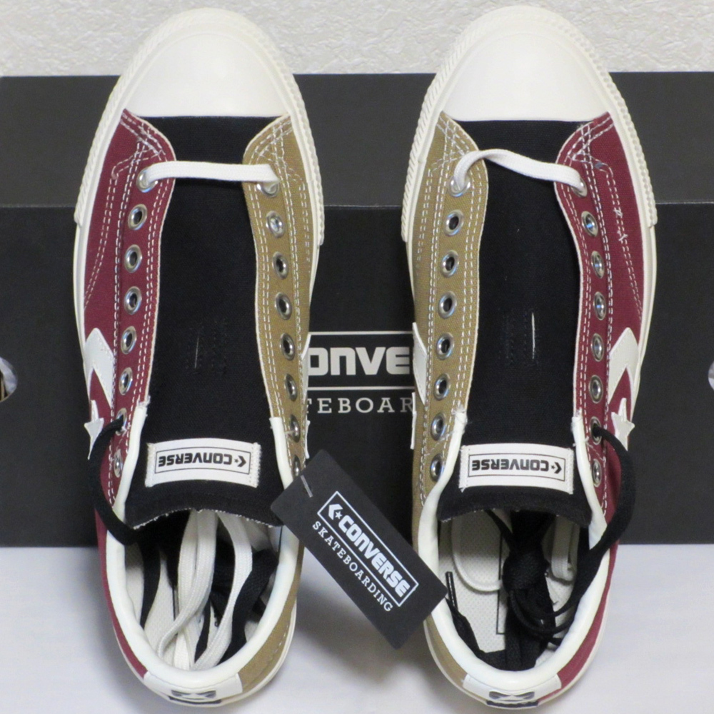 CONVERSE SKATEBOARDING　BREAKSTAR SK CV OX　1SC656　BURGUNDY/BLACK/DARK BEIGE　US8.5(27cm)　コンバース　ブレイクスター_画像3