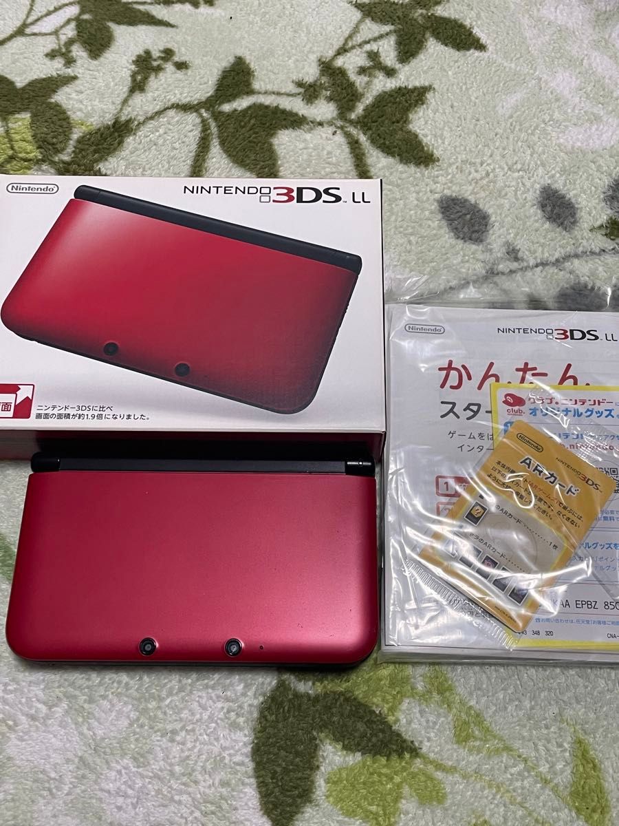 ニンテンドー3DS LL レッド×ブラック 完動品