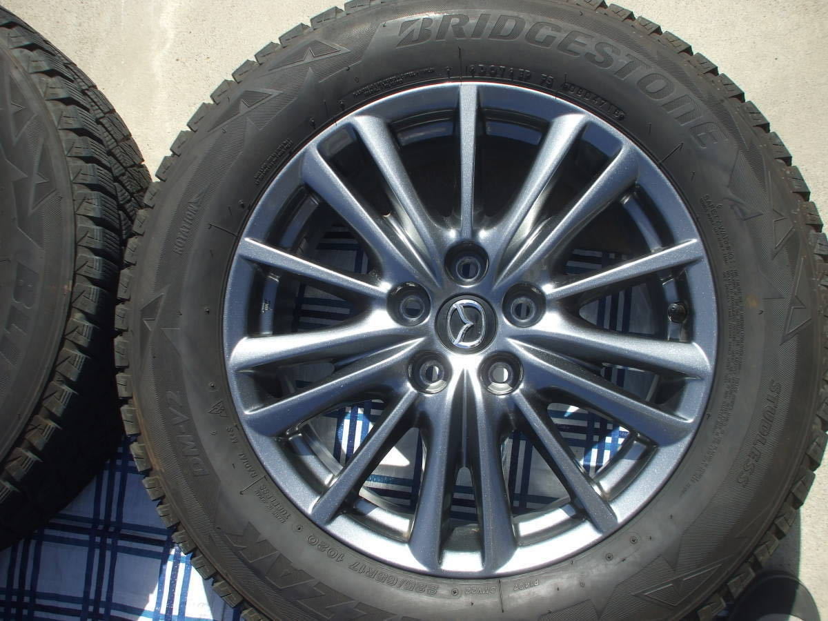 CX-5マツダ純正ホイール　BRIDGESTONE ブリヂストン BLIZZAK DM-V2 225/65R17　CX-8等_画像4