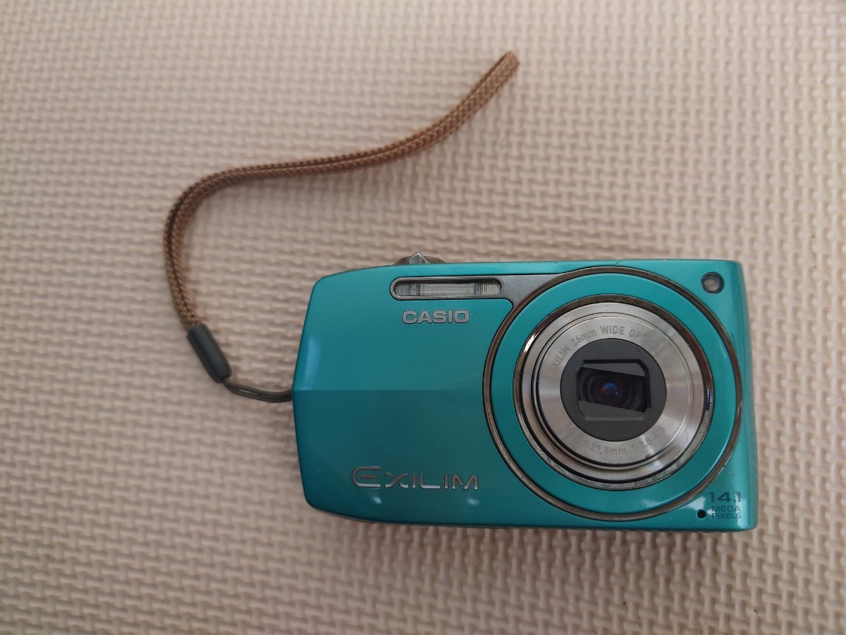 【ジャンク品】CASIO カシオ コンパクトデジタルカメラ EX-Z2300 充電器付き EXILIM グリーン_画像5