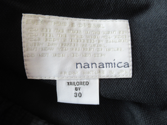 2024SS nanamica ALPHADRY Wide Easy Pants サイズ30 ネイビー 快適でお洒落なパンツです/ナナミカノースフェイスパープルレーベル_画像5