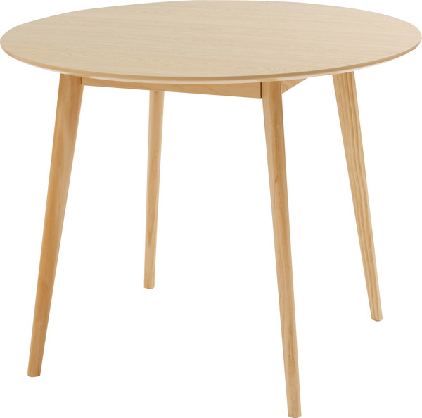 ラウンドテーブル テーブル TAP-001NA ナチュラル 丸テーブル ダイニングテーブル コンパクト 円形 丸型 シンプル モダン 北欧 木製