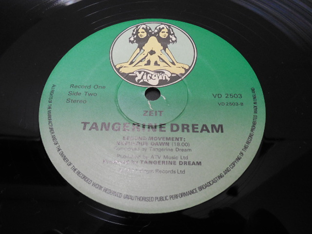 TANGERINE DREAM・タンジェリン・ドリーム / ZEIT (2枚組・UK盤) 　 　 LP盤・VD2503_画像7