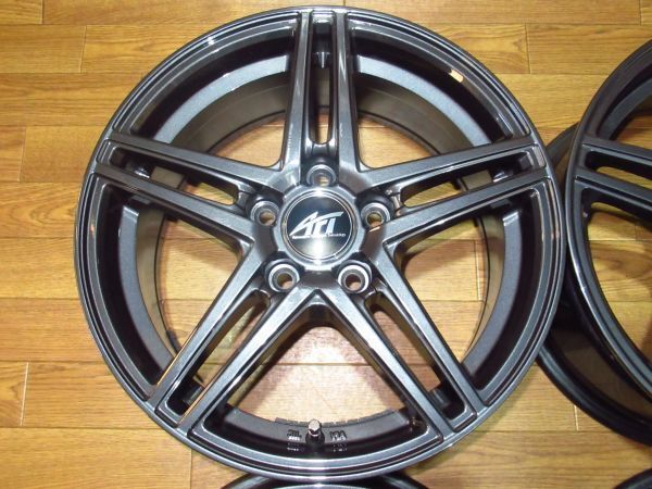 BADX AFT ZINC Z-61D 7J-16 off+45 pcd112/5H 57.1ｍｍハブ径１６インチアルミホイールのみ４本 アウディA3/VWパサート/トゥーラン/ゴルフ7_画像4