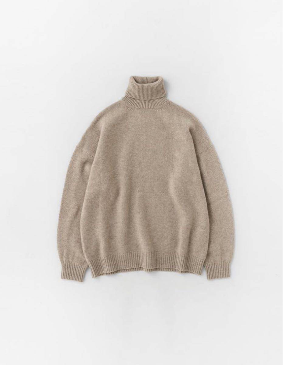 ARTS&SCIENCE cashmere Back Line Turtleneck Sweaterカシミヤ ARTS&SCIENCE cashmere Back Line Turtleneck Sweaterカシミヤ