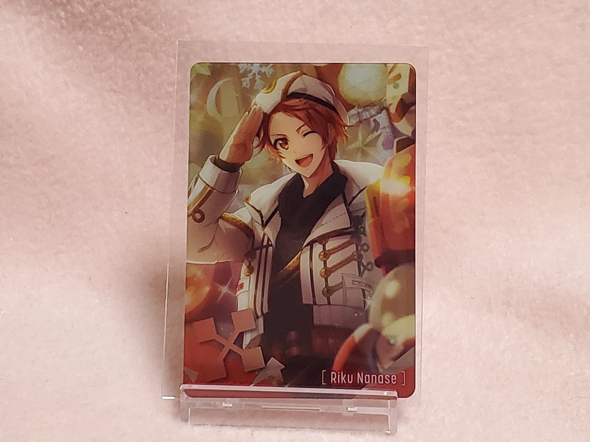 Idolish Seven Metal Card 21 № 21-23 Riku Nanase Ptt Рождество Новая неиспользованная Ainana Metaka