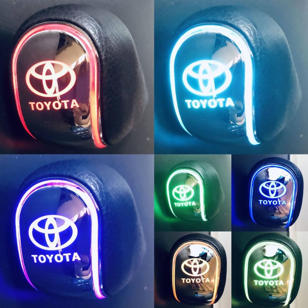 新品 光るLED シフトノブ トヨタ モデリスタ 変色 発光 自動点灯 USB充電式_画像2