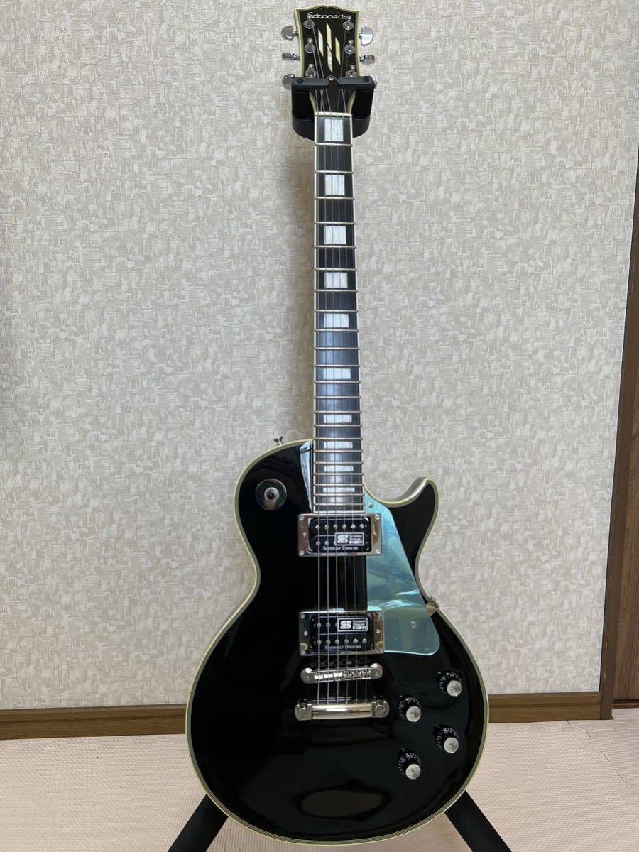 edwardsレスポールカスタムタイプ ジョンサイクス Yahoo!オークション - 【美品】ESP Edwards John Sykes モデル