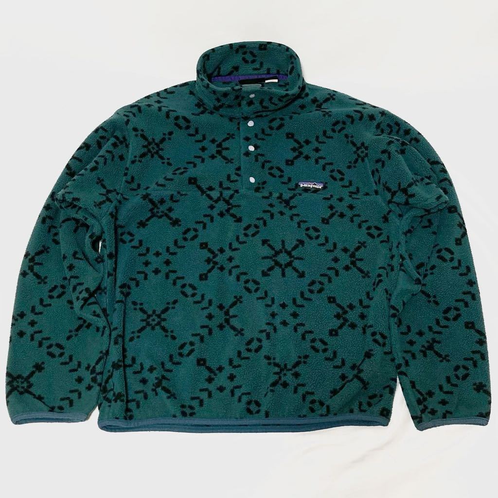 90s USA製 94年 patagonia Light Weight Synchila Snap T Sno 総 90s USA製 94年 patagonia Light Weight Synchila Snap T Sno 総