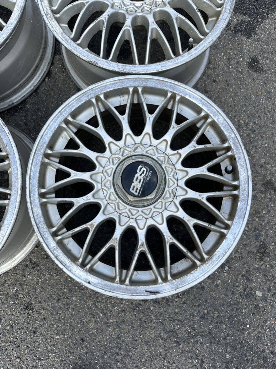 トヨタ純正オプション　トヨタ　BBS RG173 16インチ7J ET45 5穴PCD114.3 中古アルミホイール4本セットTOYOTA_画像5