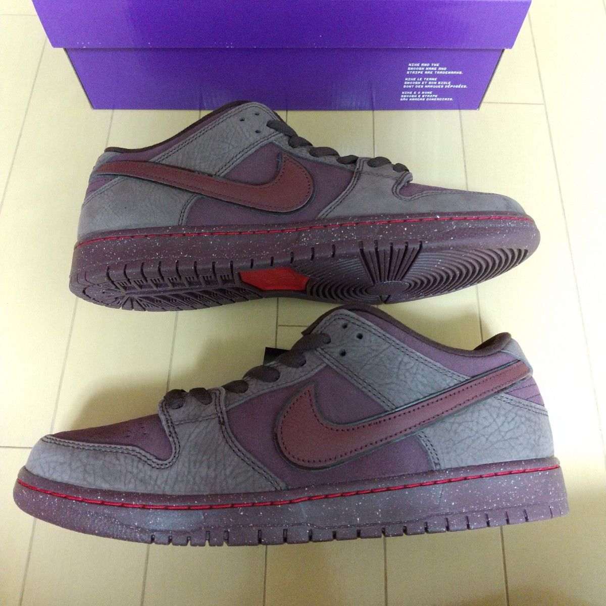 NIKESB DUNK LOW PRM バーガンディ ココナッツミルク 30cm NIKESB DUNK LOW PRM バーガンディ ココナッツミルク 30cm